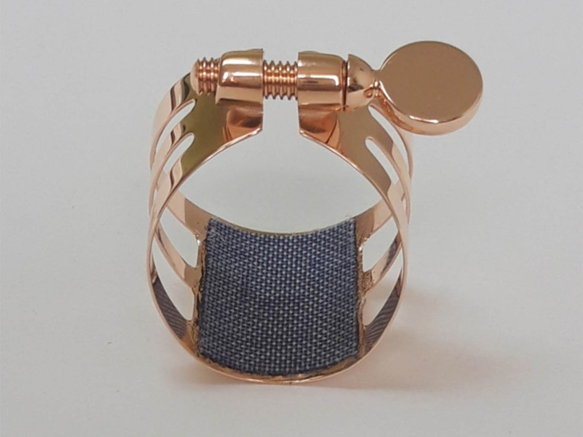 Ligaphone Ligature CL.AS リガフォン　リガチャー CL.AS Ligature, ROSE Gold-plated, Thin canvas, with cap